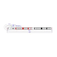 PDU Vertical 20xC13,3xC19,3m fisa CEE, AL,32A230V,intr.Prot.