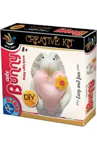 Set creativ: Iepuras cu inimioara