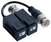 Video balun DS-1H18-A, Video balun pasiv Hikvision, DS-1H18-A set 2 bucati ( o bucata cu cablu si o bucata fara cablu) transm