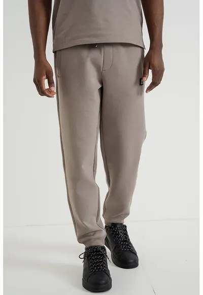 Pantaloni relaxed fit de trening Dimacs - Maro taupe