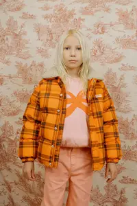 Tinycottons geacă copii CHECK PADDED JACKET