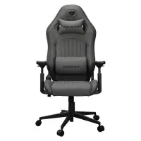 Scaun Gaming COUGAR Gaming Explore Royal Gray F, Cotiere cu hiperrotatie 3D, Perna lombara (Gri)