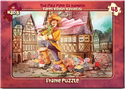 Puzzle pentru copii Art Puzzle din 48 de piese - Cimpoier din Hamelin
