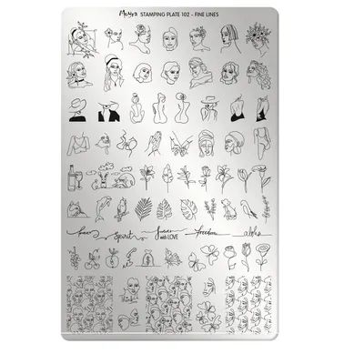 Matrita Moyra Pentru Stampila nr 102 - Fine Lines