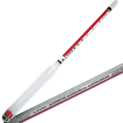 Alcoolmetru Profesional Cartier/Lussac 0-100°, Made in France, 29cm