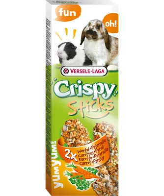 Versele Laga Batoane cu Morcov si Patrunjel pentru Iepuri si G-Pig - 2 bucati 110 g