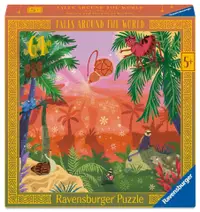 Puzzle Ravensburger de 64 piese - Anasi și vasul înțelepciunii
