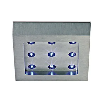 Todd-II-Q LED 9x0,2W 6000K 60lm, IP20, aluminiu