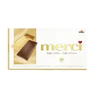 Ciocolata Merci cu aroma de cafea si frisca, 100 g Engros