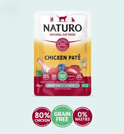 Naturo Cat Adult Grain Free Mousse cu Pui 85g