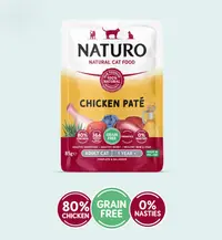 Naturo Cat Adult Grain Free Mousse cu Pui 85g