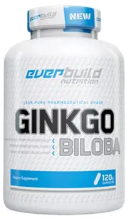 Pure Ginkgo Biloba, 60 mg, 120 capsule, Everbuild