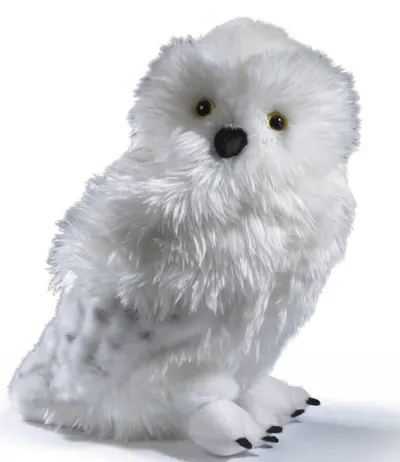 Figurină de plus The Noble Collection Movies: Harry Potter - Hedwig, 25 cm