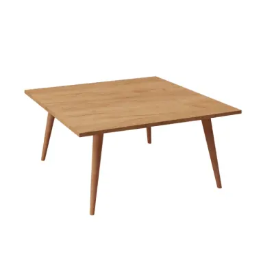 Masuta de cafea LEYMAN, stejar, 80x80x42 cm