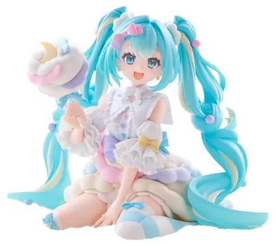 Statuetă FuRyu Animation: Hatsune Miku - Sugar Cloud Miku, 11 cm