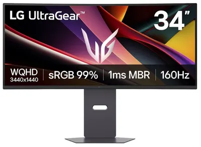 Monitor gaming LG - 34G600A-B, 34'', WQHD, VA, Anti-Glare, Curved, Black