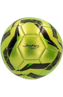 Minge de fotbal: Verde cu negru. John Sports. Competition III