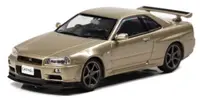 Model de colecție Carnel Modern: Automobile - Nissan Skyline GT-R Mspec Nur (BNR34), Silica Brass, 2002