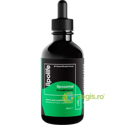 LVD1 - Vitamina D3 si Vitamina K2 Lipozomala 60ml