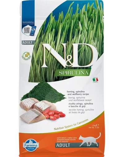 FARMINA N&D Spirulina Cat Adult Herring and Wolfberry 50g