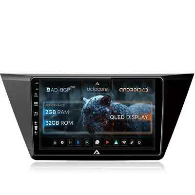 Navigatie Volkswagen Touran (2016+), Android, P-Octacore 2GB RAM + 32GB ROM, 10.1 Inch - AD-BGP10002+AD-BGRKIT032