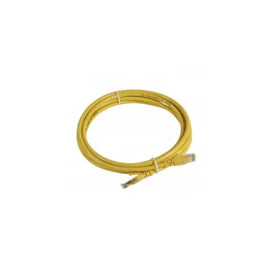 Patch cord category 6 A - U/UTP unscreened - PVC - lungime 3 m - yellow