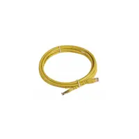 Patch cord category 6 A - U/UTP unscreened - PVC - lungime 3 m - yellow