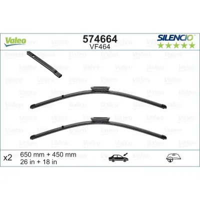 Lamela stergator VALEO 574664
