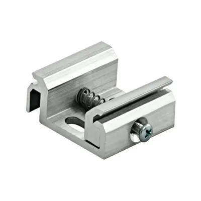 3-phase Mounting clip silver Plastic