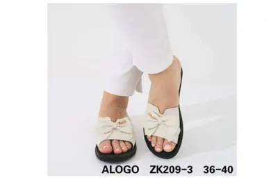 Papuci pentru Femei, Casual-eleganti, Talpa usoara, Piele ecologica Premium, Moderni si Comozi, Engross, 8buc/set, 36-40, Bej