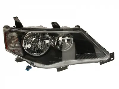 Far dreapta (HB3 HB4, electric, cu motoras, fundal negru) MITSUBISHI OUTLANDER 2006-2009