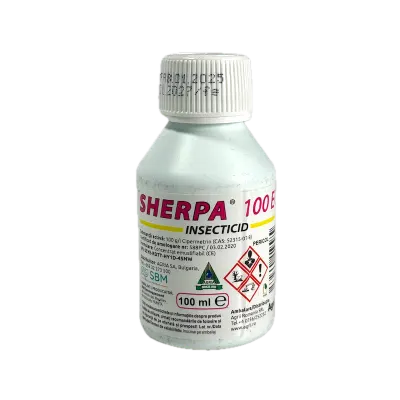 Sherpa 100EW 100 ml, insecticid cu spectru larg (mar, prun, legume, hamei) - Default Title