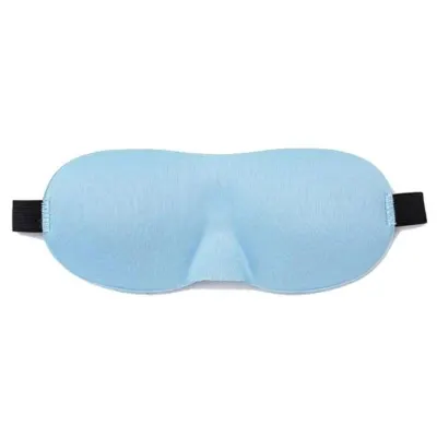 Masca pentru dormit, banda elastica, unisex, albastru