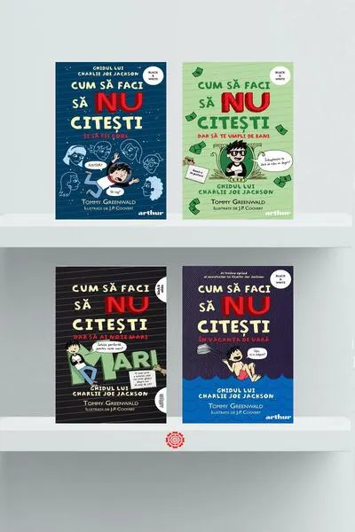 Pachet seria "Cum să faci să NU citești" (Vol.2,3,4,5) - Paperback brosat - Tommy Greenwald