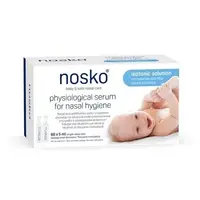 Ser Fiziologic pentru Igiena Nazala si Oftalmica, 60 monodoze x 5 ml, Nosko