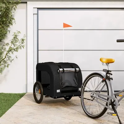 Gossi remorca bicicleta animale companie, negru, textil oxford/fier