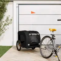 Gossi remorca bicicleta animale companie, negru, textil oxford/fier