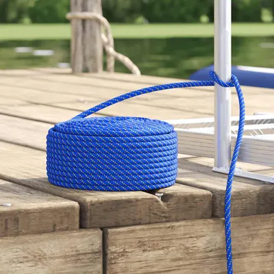 vidaXL Frânghie marinărească din polipropilenă 10 mm 50 m, albastru