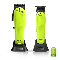 Set ROVRA - PULSE - Masina de tuns verde + Masina de contur