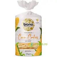 Rondele din Porumb Expandat fara Sare Ecologice/Bio 110g