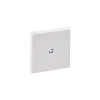 Capac Valena Life - 1-module illuminated / cu indicator - alb