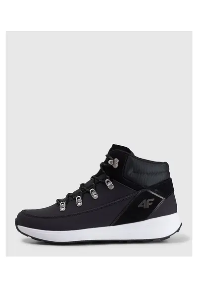 Pantofi sport barbati RAW25FWINM061-21S - 4F - Piele naturala - Negru