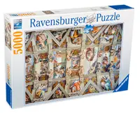 Puzzle Ravensburger din 5000 de piese - Capela Sixtina