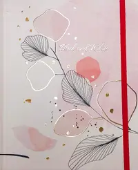 Caiet Black&White Pink - B5, 100 Coli, rânduri largi