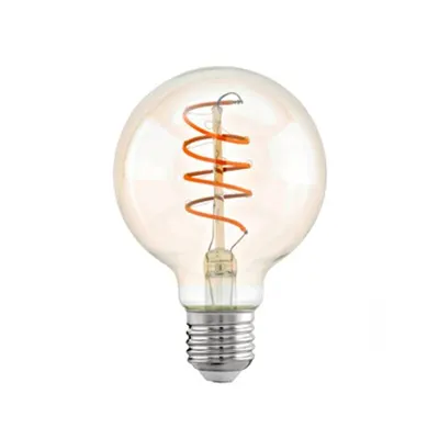 LM-E27-LED G80 4W 2200K amber Spiral