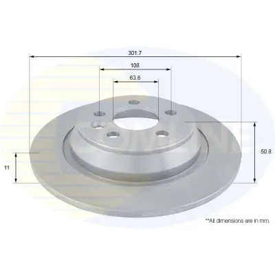 Disc frana COMLINE ADC1240