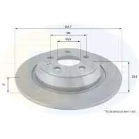 Disc frana COMLINE ADC1240