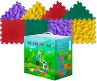 Covoras de joaca tip puzzle Ortho Puzzle - Mix, padure