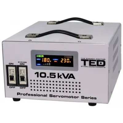 STABILIZATOR tensiune monofazat 230V 10.5 Kva 6Kw