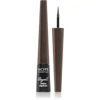Note Cosmetique Elegant Matte Dipliner tuș lichid pentru ochi, cu efect mat culoare 02 Coffee Brown 2.5 ml